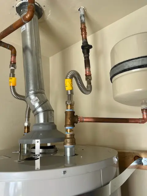 Water heater installation and plumbing repair in Bears Mill